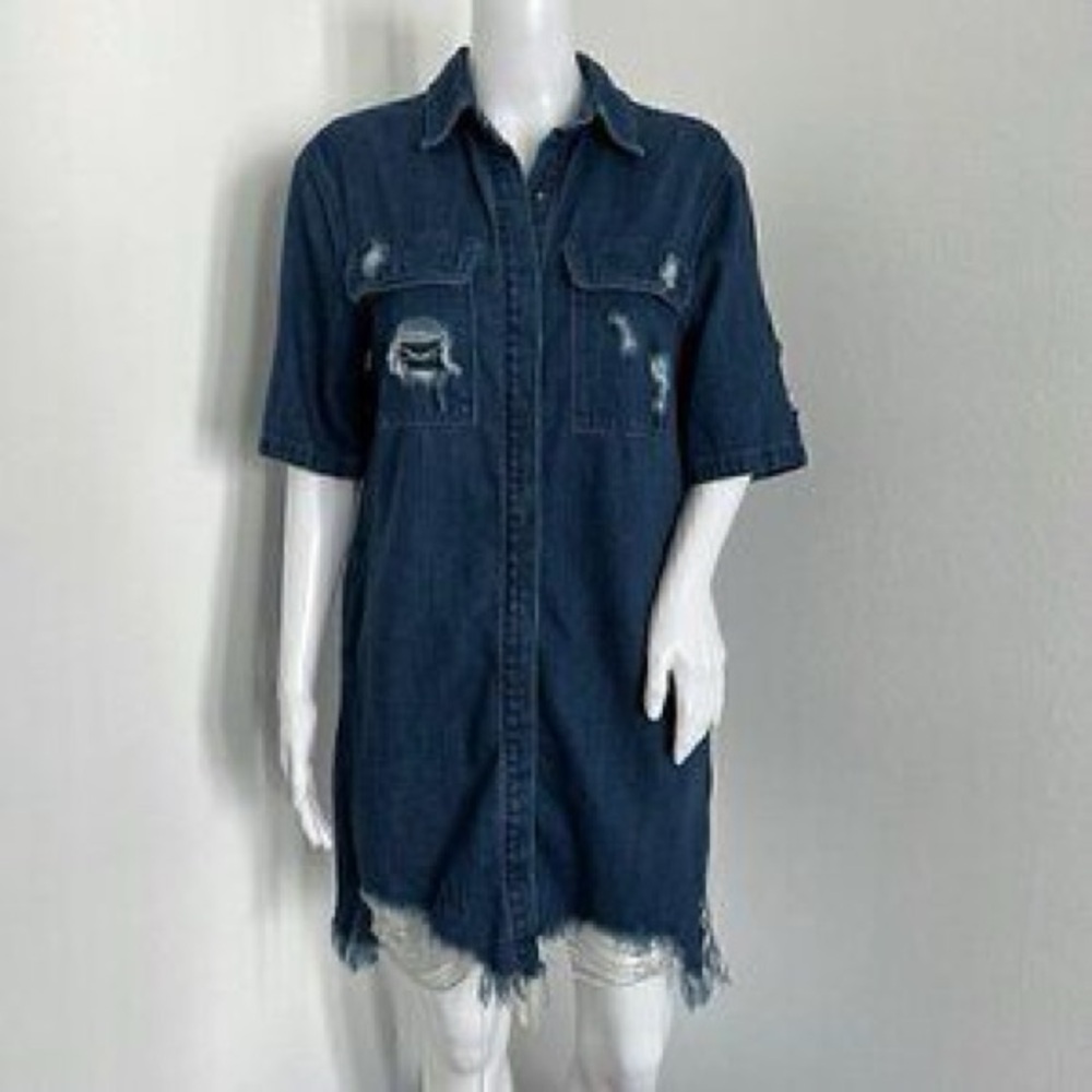 Denim Shirt Dress